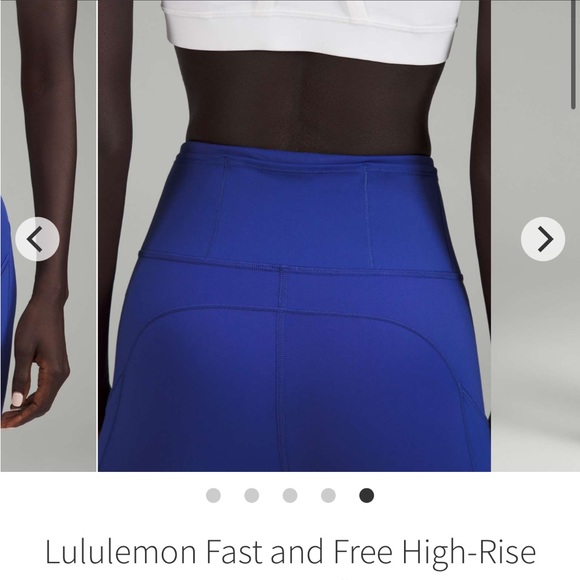 NWT fast and free high rise tight 23" psychic size 0 lululemon - Picture 13 of 14